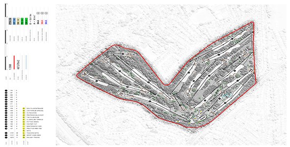 Golf map